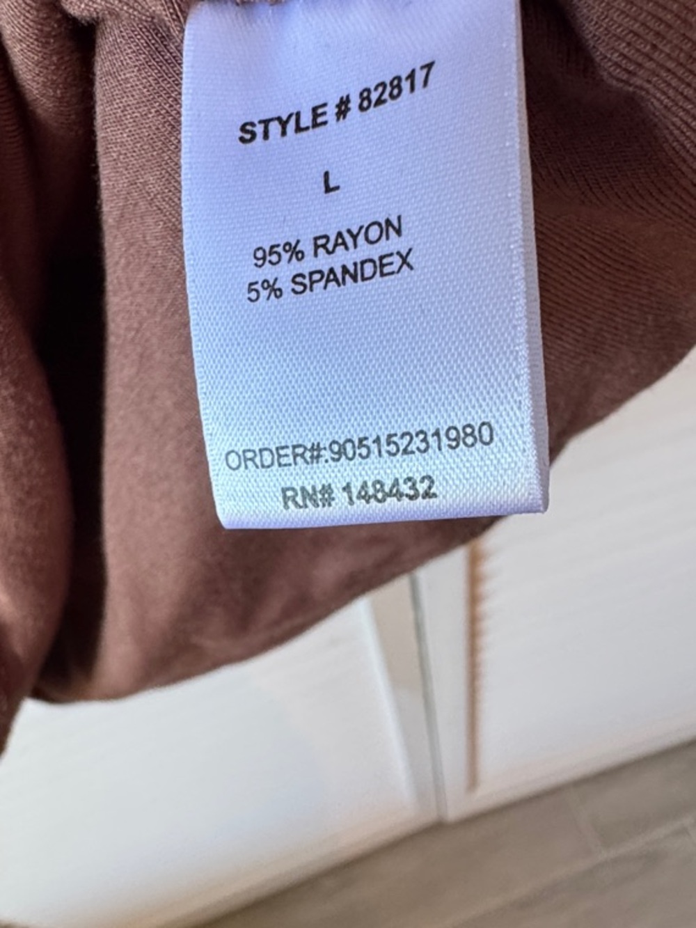 Sleeveless V-Neck Midi Dress in Chocolate Brown - Picture 4 of 4